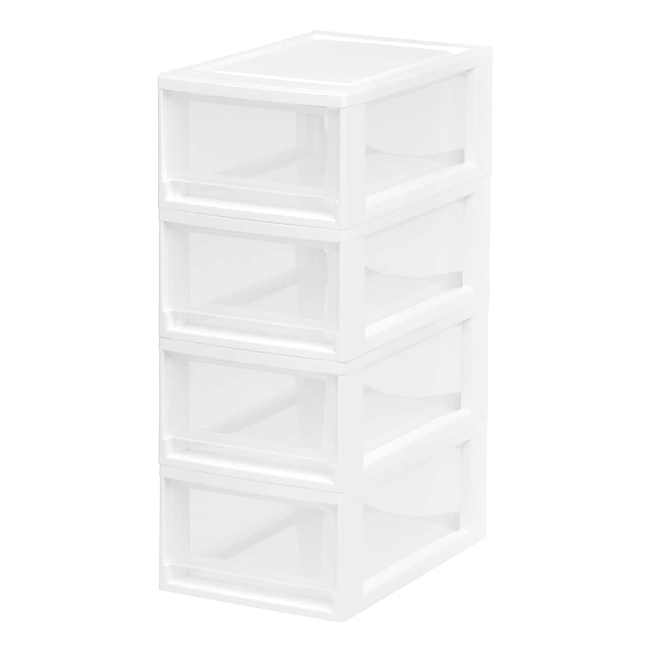Iris&#xAE; Clear Small Stacking Drawer, 4ct.